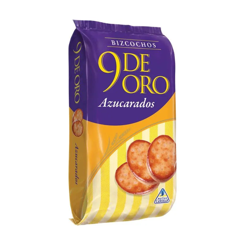 Bizcochos 9 de Oro Azucaradas