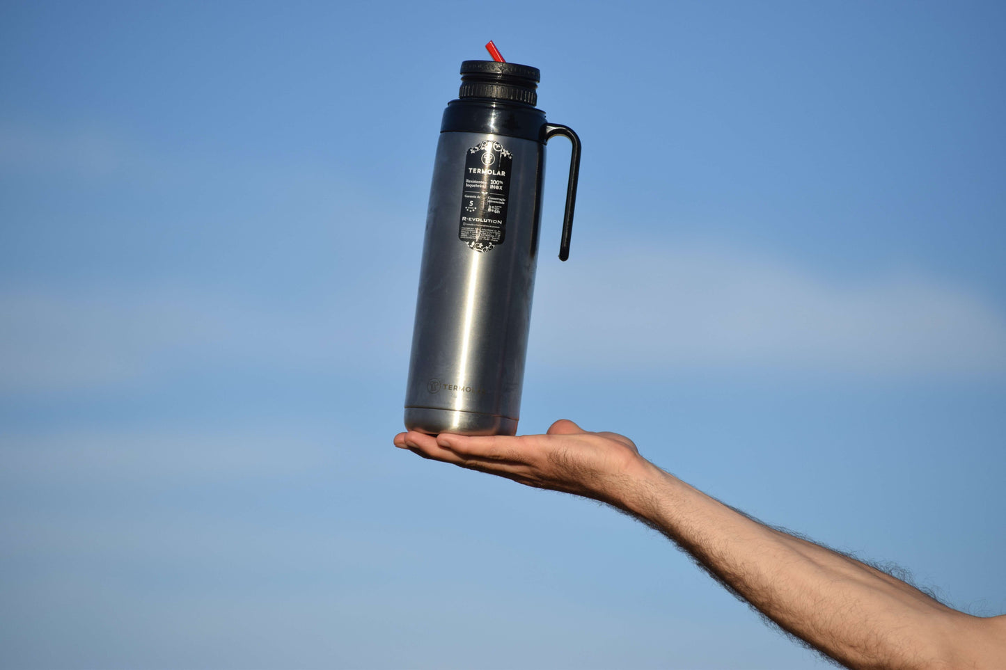 Termo Inoxidable 1 L Termolar - Gris Plomo