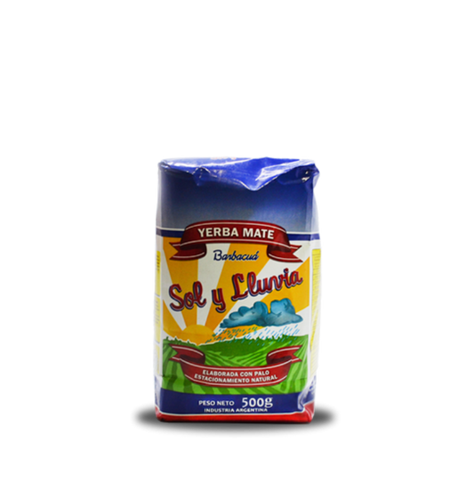 Yerba Mate Sol y Lluvia – Barbacuá artesanal, sabor ahumado y duradero