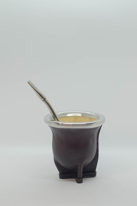 Mate Camionero de Aluminio Marrón