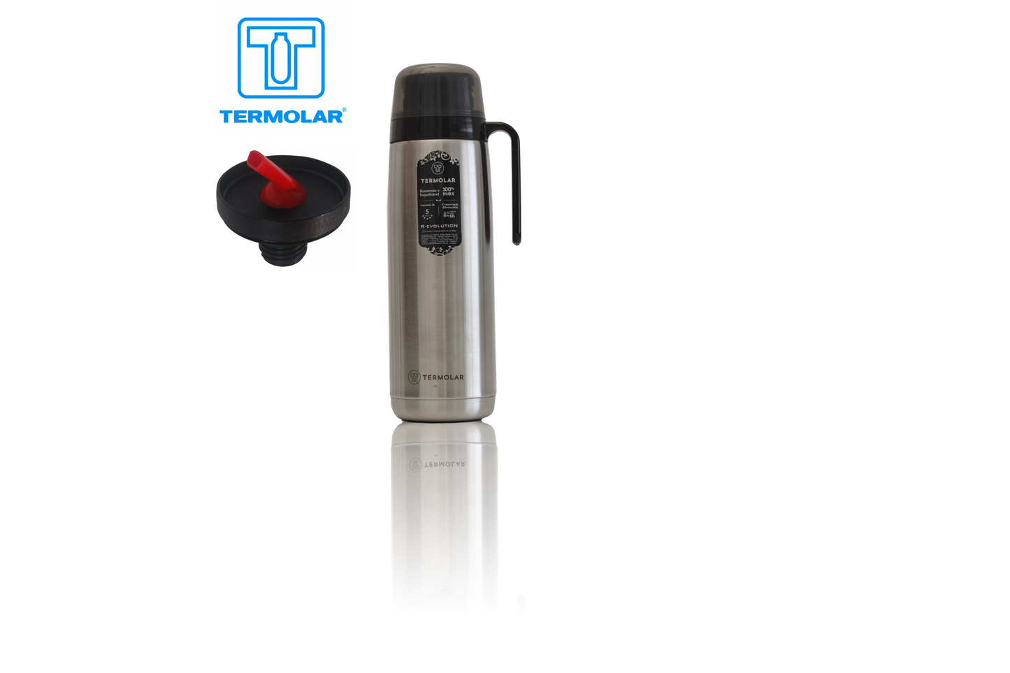 Termo Inoxidable 1 L Termolar - Marrón