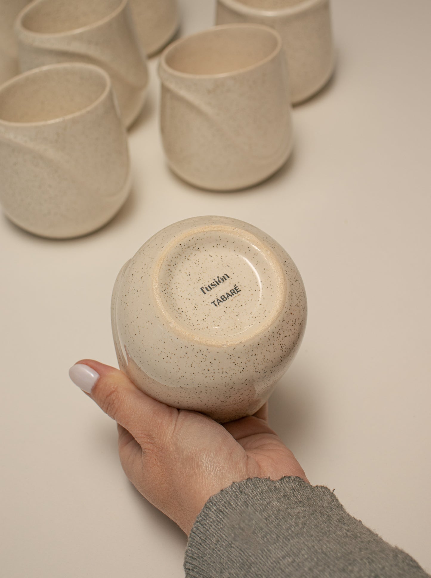 Mate de cerámica con doble pared