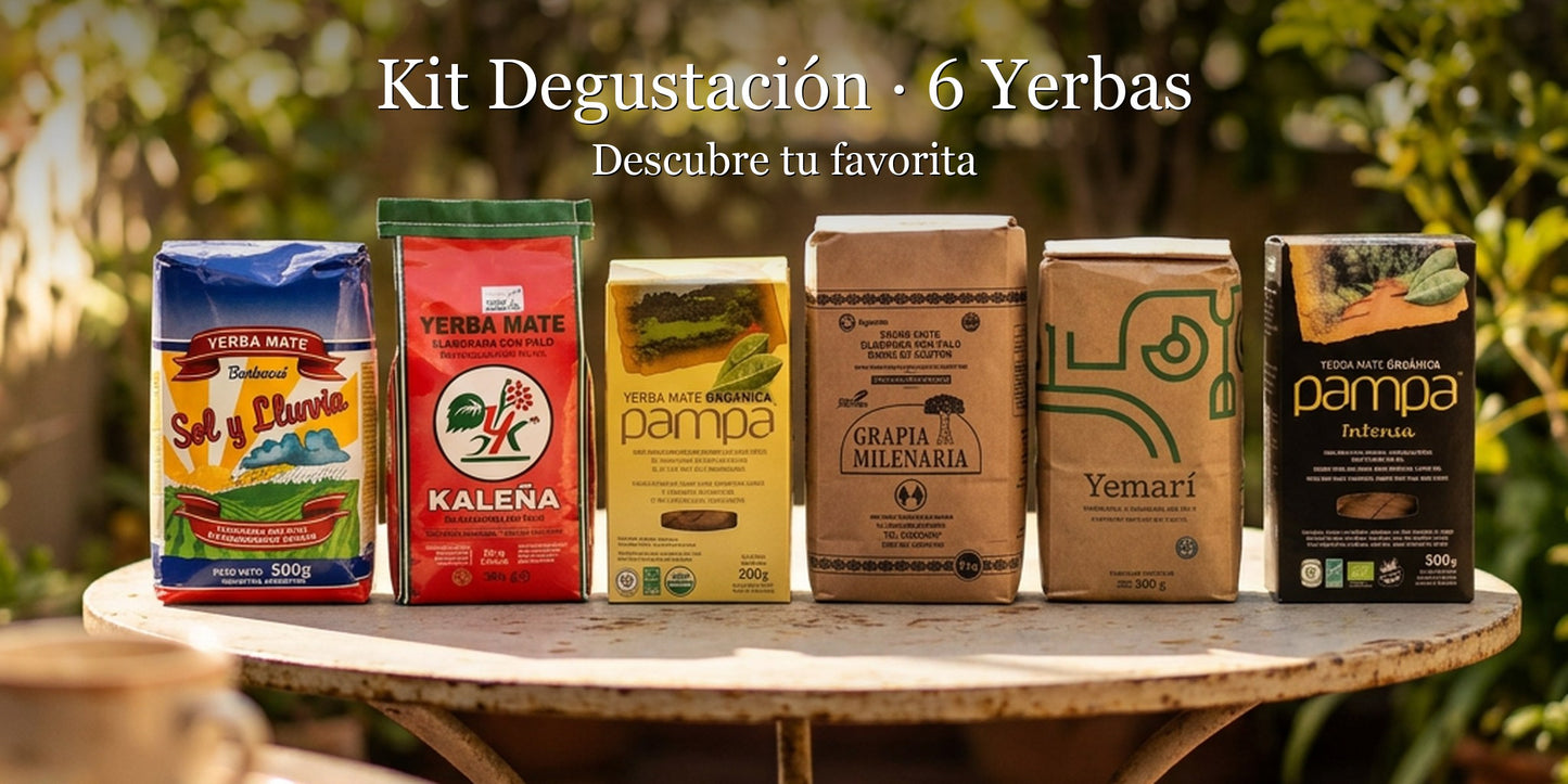 Kit Degustación 6 Yerbas Mate