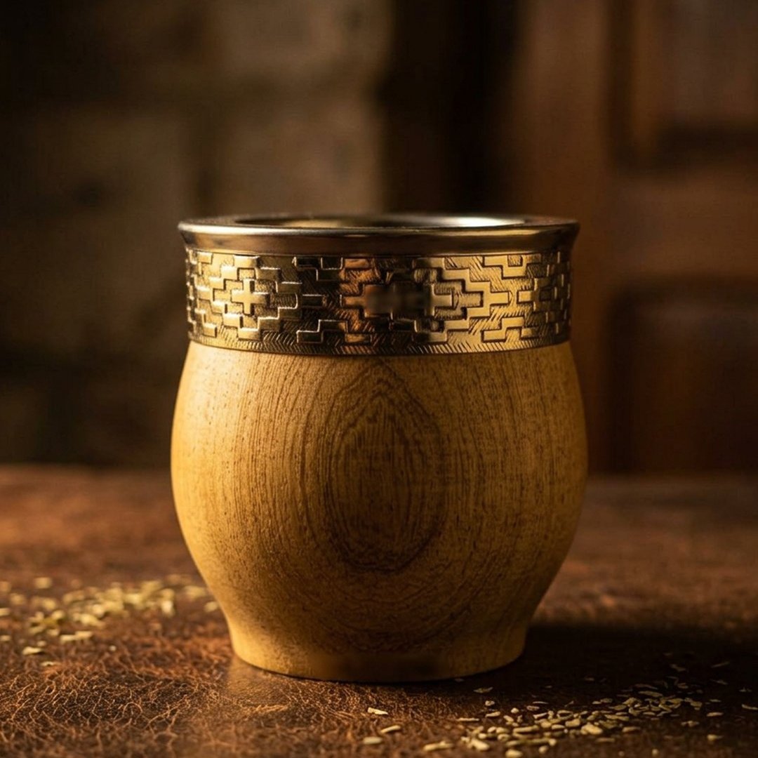 Combo Mate Imperial de Algarrobo + bombilla