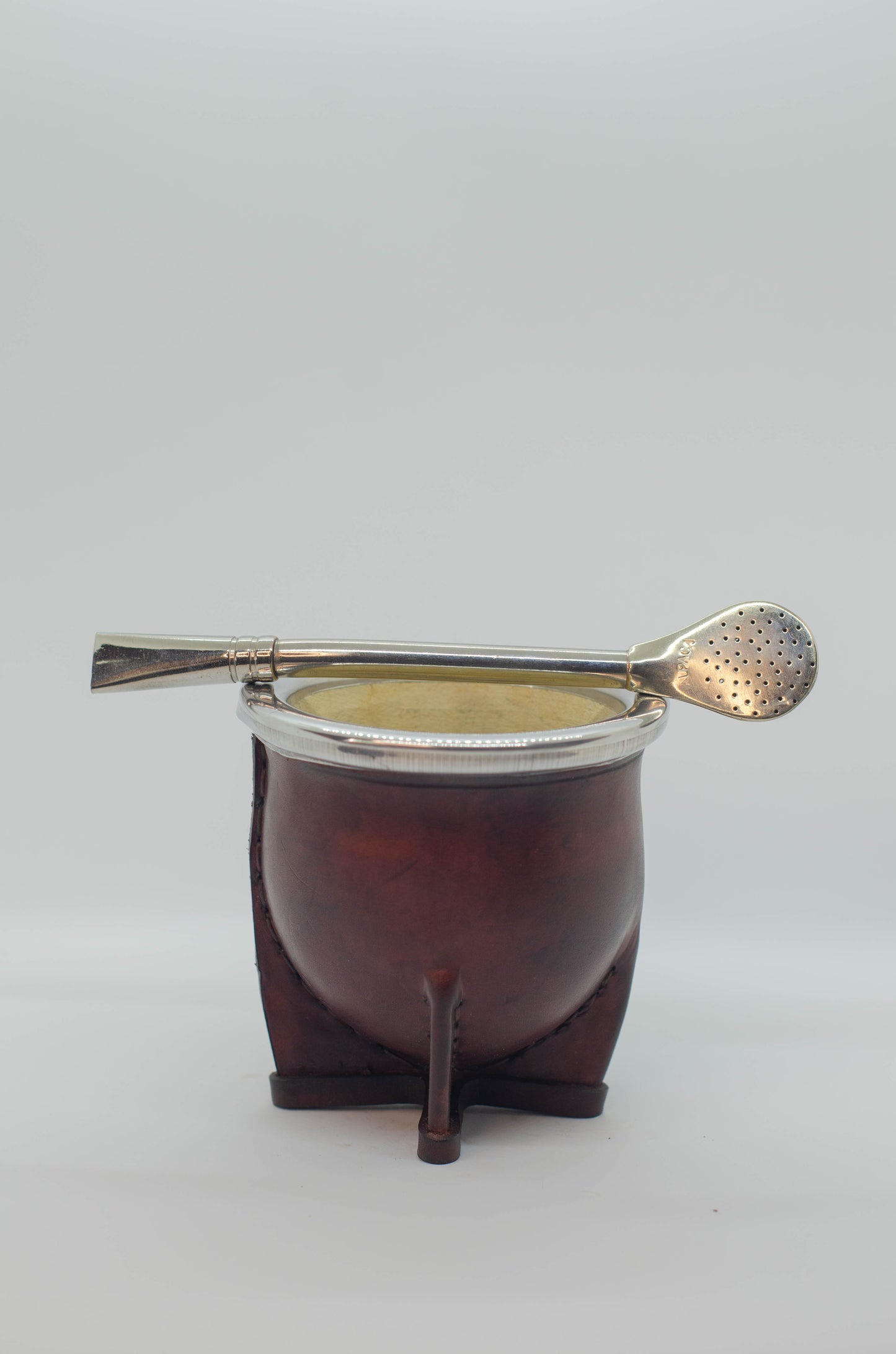 Mate Camionero de Aluminio Marrón