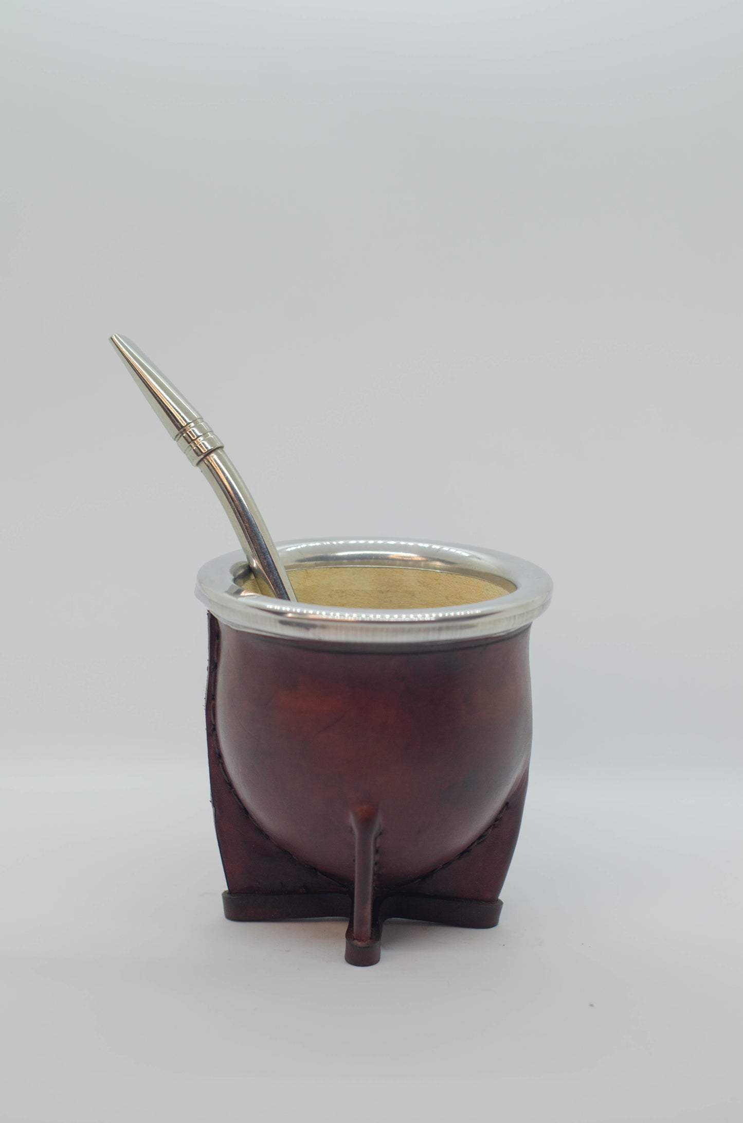 Mate Camionero de Aluminio Marrón