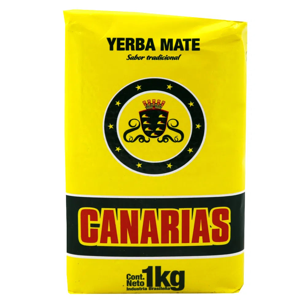 Paquete de Yerba Mate Canarias 1kg sin palo, auténtica yerba uruguaya en Jardín del Mate España.