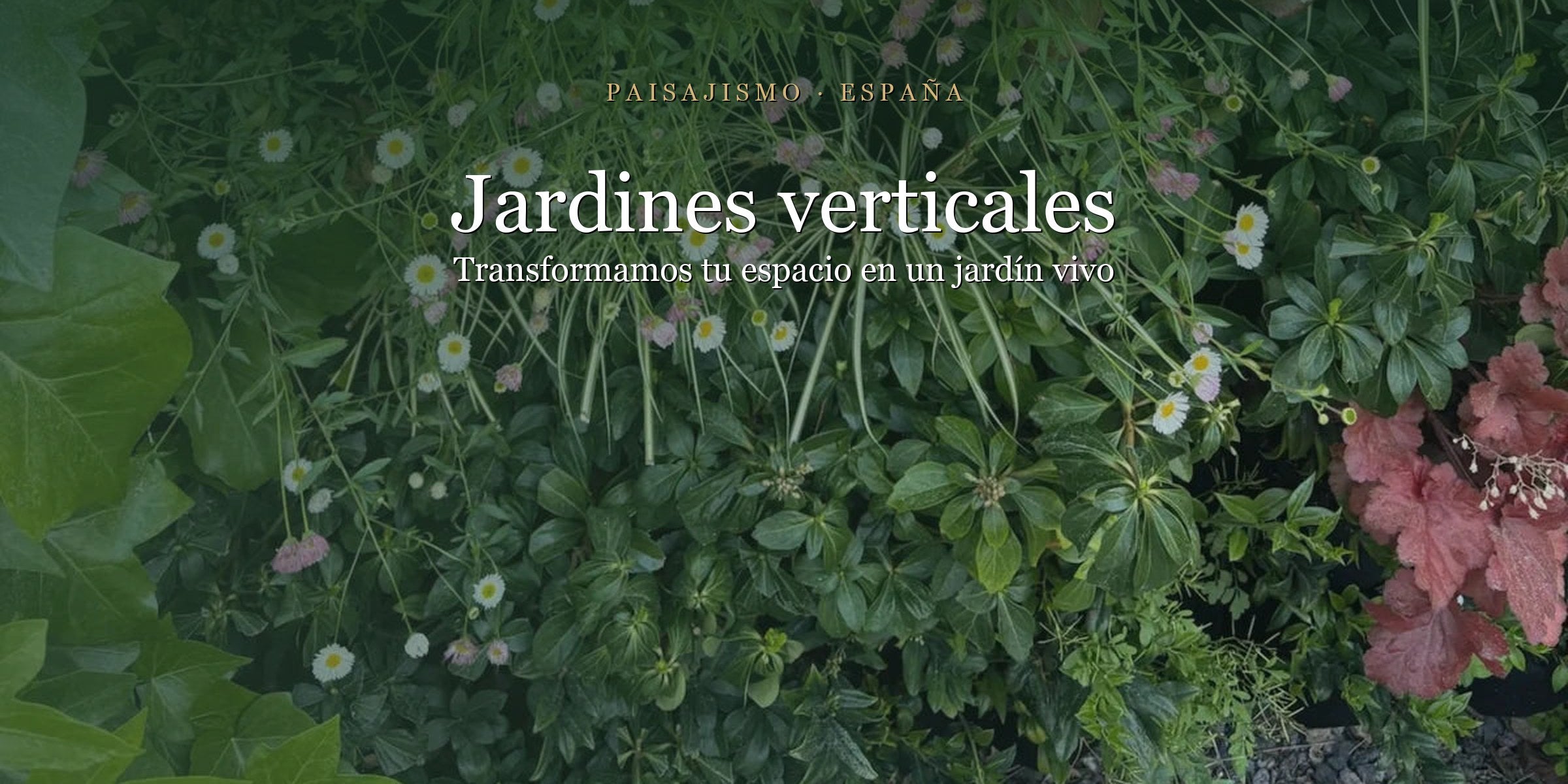 Jardines verticales